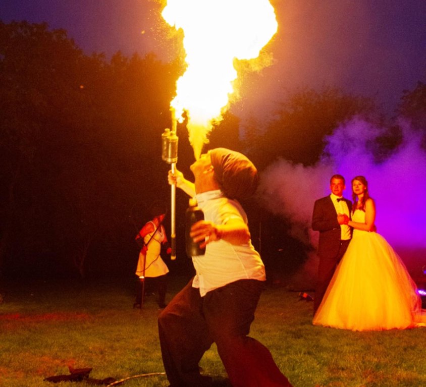 Velen | Sporthotel: Traumhochzeit mit Feuershow | 2018