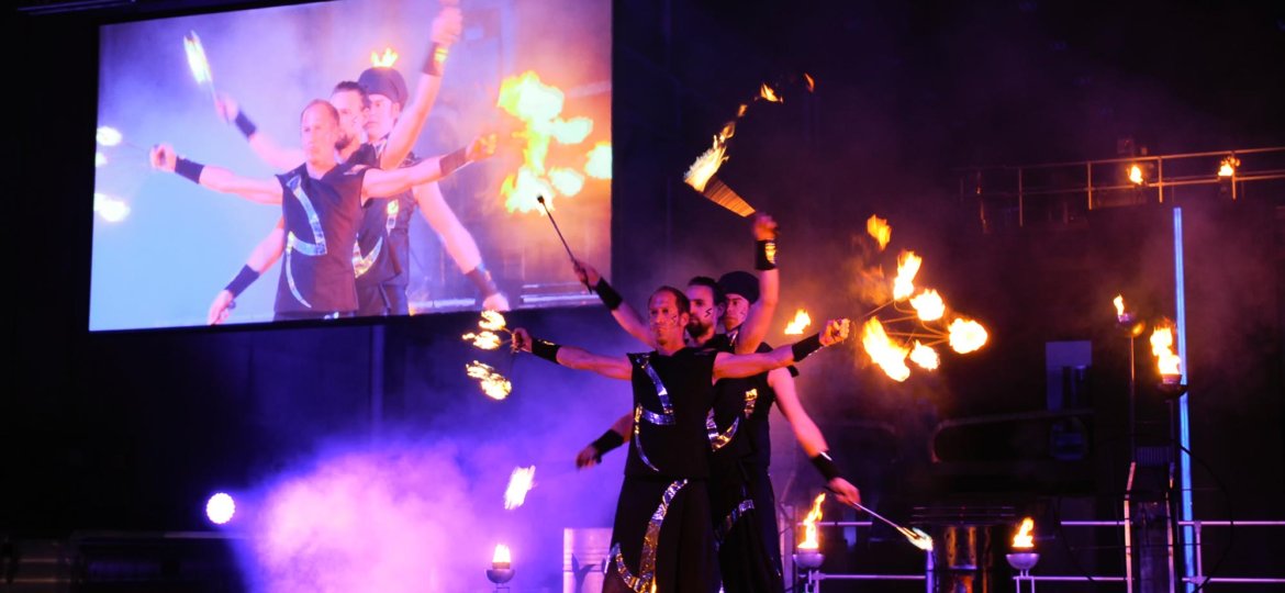 Feuershow in Siegen
