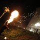 Feuerspucker bei der Museumsnacht Dortmund im Adlerturm